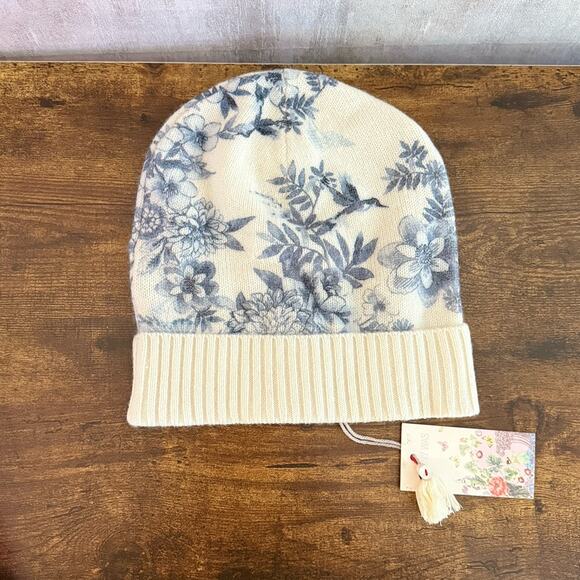 Johnny Was Beanie Hat Wool Cashmere One Size Biya JWLA 3J Workshop Anahi Printed - Picture 10 of 13